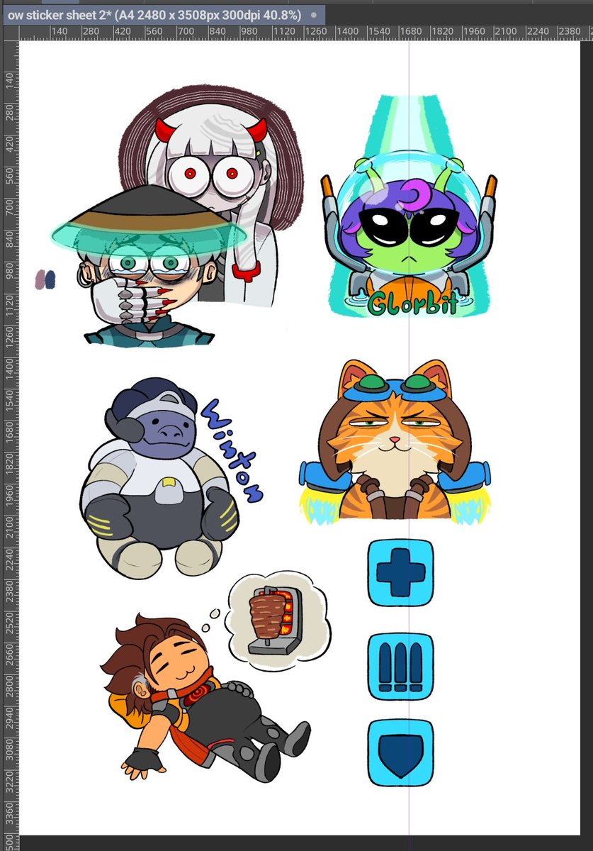 dio_bananoart's tweet photo. Overwatch meme stickers almost done :3

You can get these designs as a single sticker on my ACGGOODS store as well once it's all done! https://t.co/9JnbYiMgKa