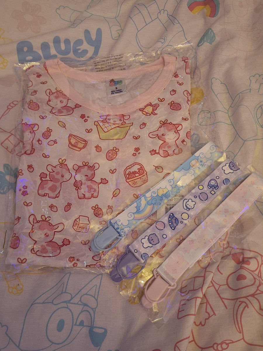 PuppiConfettii's tweet photo. Onesie from @HitSoftReset arrived!!! The paci clips are sooo cute ˃ 𖥦 ˂ https://t.co/BlmsXp5jef