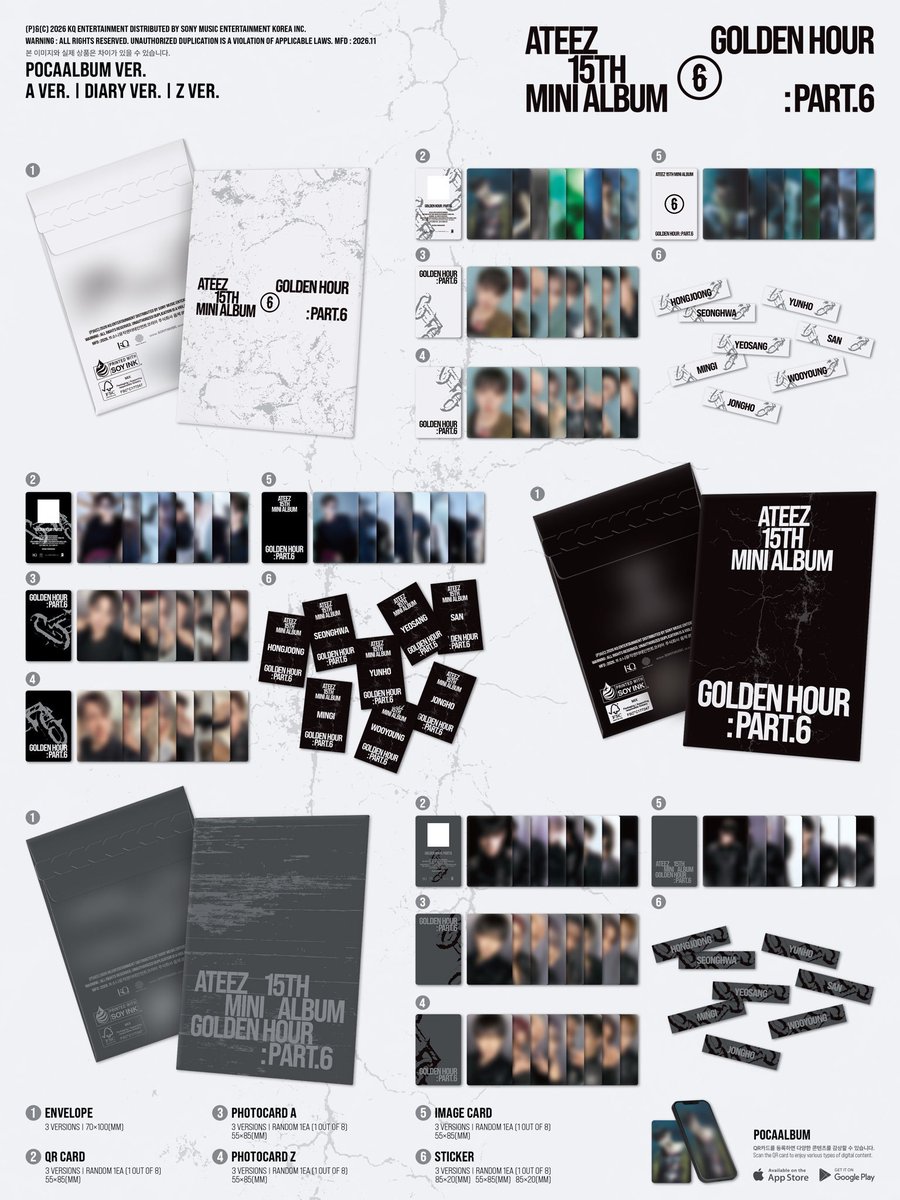 _seonghwa_atiny's tweet photo. Group order 📦 

ATEEZ 15th Mini Album Golden Hour Part.6

Pocca Ver.

Deadline 10/11/2026

🚚 Shipping
🇪🇺 EU open 

Paiement
PayPal (preferred) / Wise / Wero / Bank transfer

 Dm to claim or more info

#ATEEZ #에이티즈 #ateezpcsale #wtsateez #goldenhourpart6 https://t.co/4PJDM1rTKJ