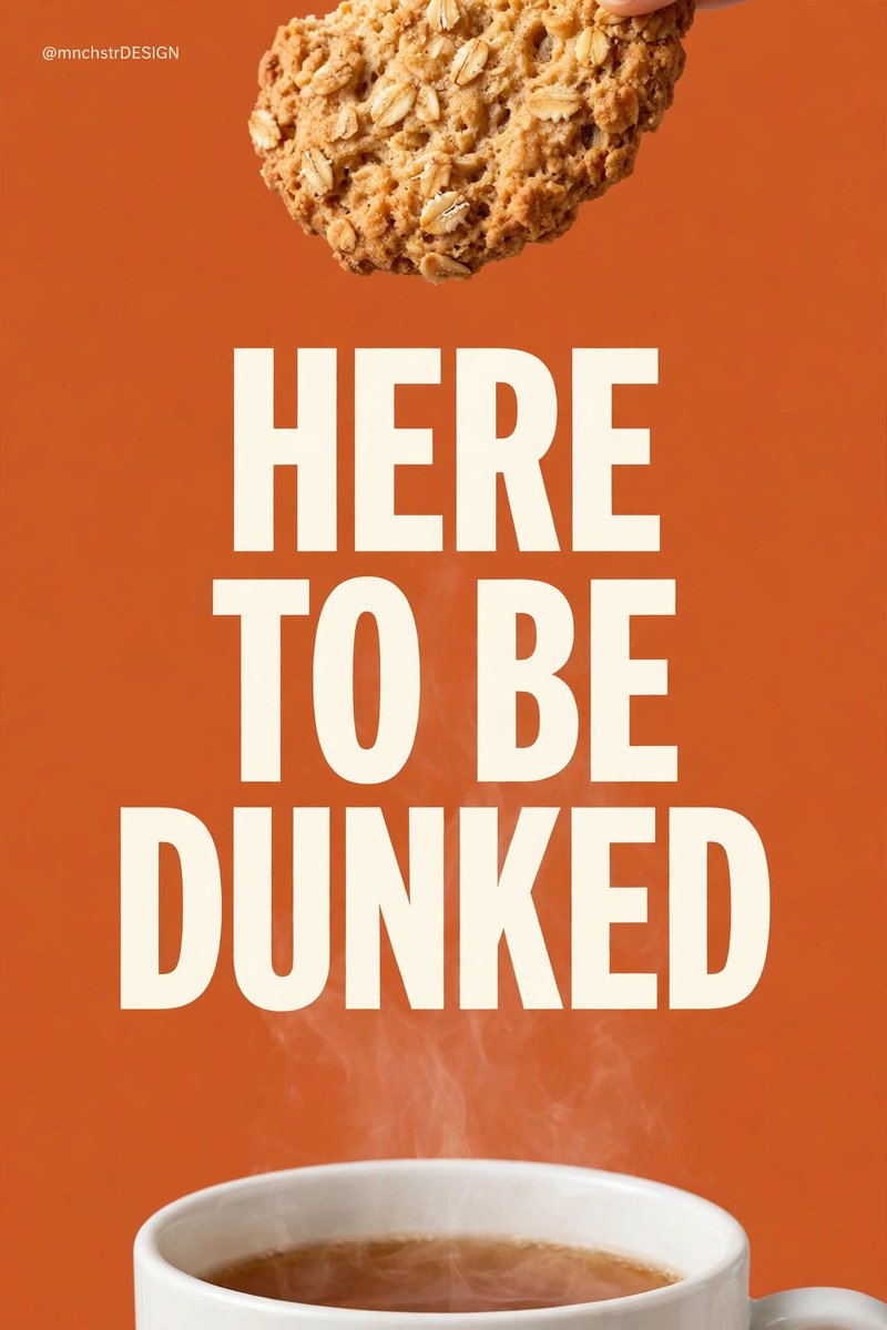 MnchstrDESIGN's tweet photo. Here to be dunked #hobnob #FavouriteBiscuits @OneMinuteBriefs https://t.co/APcOH9geTX