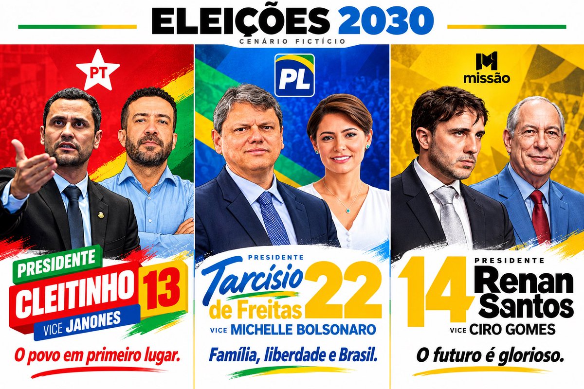 bellintanner's tweet photo. Eleições 2030 atualizada https://t.co/cMEkWo6aQj