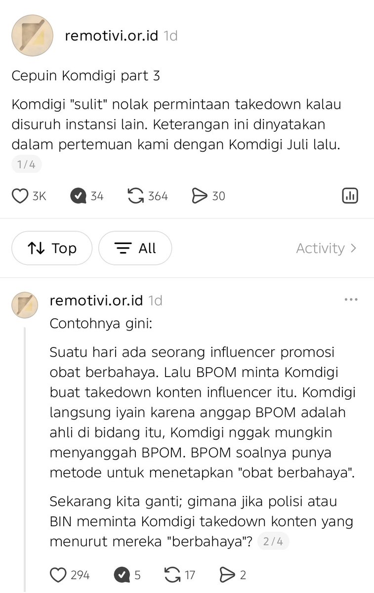 remotivi's tweet photo. Buat temen-temen di sini yang mau dapat info percepuan Komdigi, main ke threads kami, ya. 😁⚡ https://t.co/QRrnjH47cU