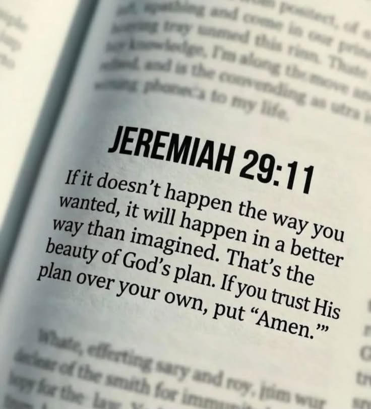 DailyFaithHope's tweet photo. Jeremiah 29:11 https://t.co/8WJwHnid0R