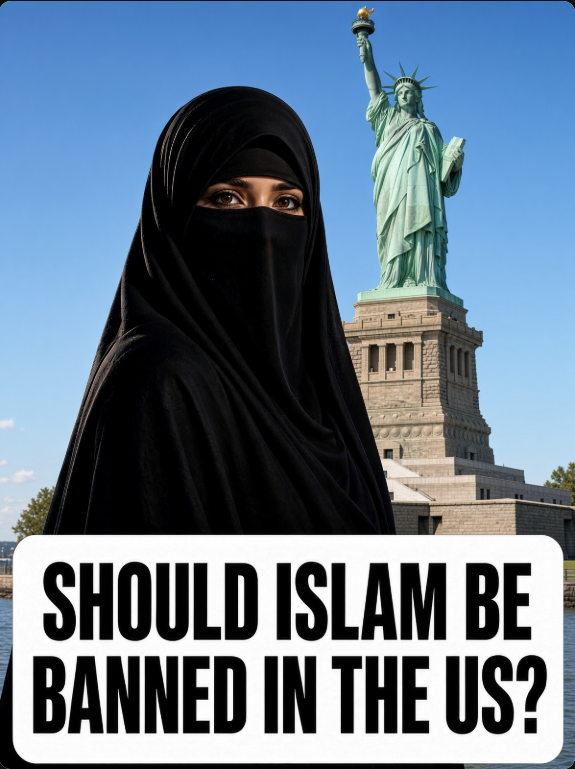 DaveBacorn85's tweet photo. Would you vote to permanently ban Muslims from the United States?  
🅰️  Yes 
🅱️  No https://t.co/2N9x4F0u0D