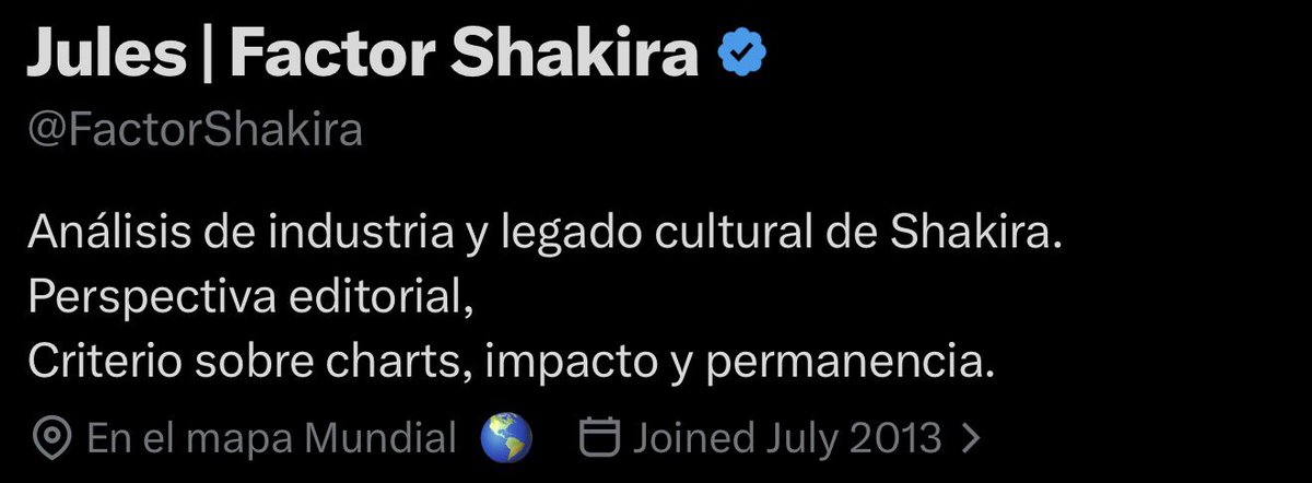 FactorShakira's tweet photo. @lorestark4 @Panucci_06 Estamos aquí desde 2013. https://t.co/1LfnSpyk0v