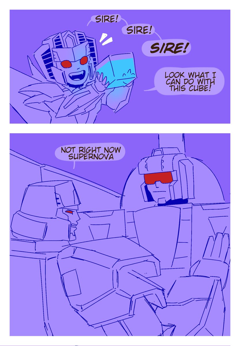 ClassJezter's tweet photo. Pro parenting tip: you should pay attention to the kid that can make explosions from their palms when they’re holding combustible items!
#tfoc #megatron https://t.co/OwC3onBTdo