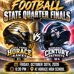 Photo by HoraceHawksFootball (@WFHoraceFB)