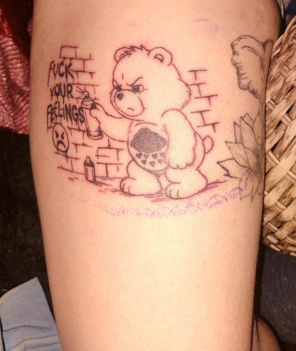 Nichole_240's tweet photo. #tattoo #CareBears #Trending https://t.co/jr1YrM1Hy4