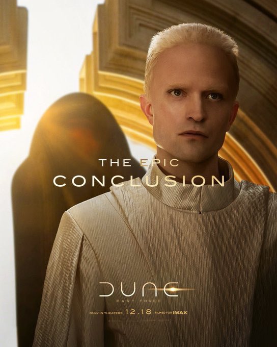 Kulturlesite_'s tweet photo. 🚨 ALERTE 

Des NOUVEAUX POSTERS de « DUNE 3 » viennent d’être DÉVOILÉS !! 

Le trailer final sortira demain. https://t.co/0OQtzlo9xl