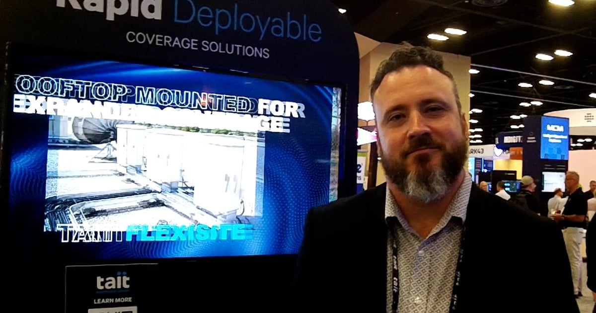 UrgentComm's tweet photo. Tait: Cody Brink showcases new single-band P25 portable dlvr.​it/TW3zlK https://t.co/MWaVdnIIgM