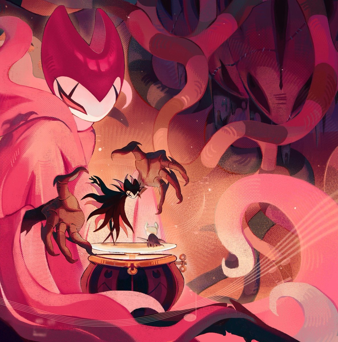 sakanandeyanen's tweet photo. Our never-ending song...🫀🥂#hollowknight https://t.co/7dqUg94zCa