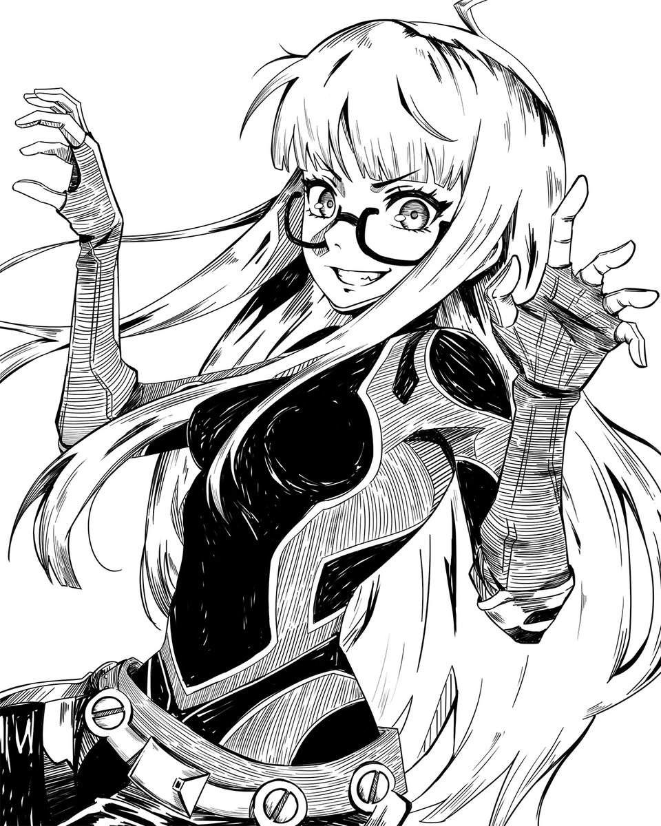 Senyamai's tweet photo. Persona 5 line art series https://t.co/bywnDJYd0u
