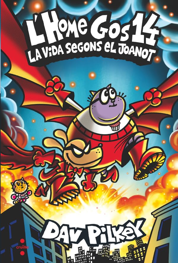 comicat's tweet photo. Novetat de novembre d' @Ed_Cruilla  : L'Home Gos vol. 14: La vida segons el Joanot, de Dav Pilkey 
https://t.co/tEZtZsJGHg https://t.co/MSJeRqlqGw