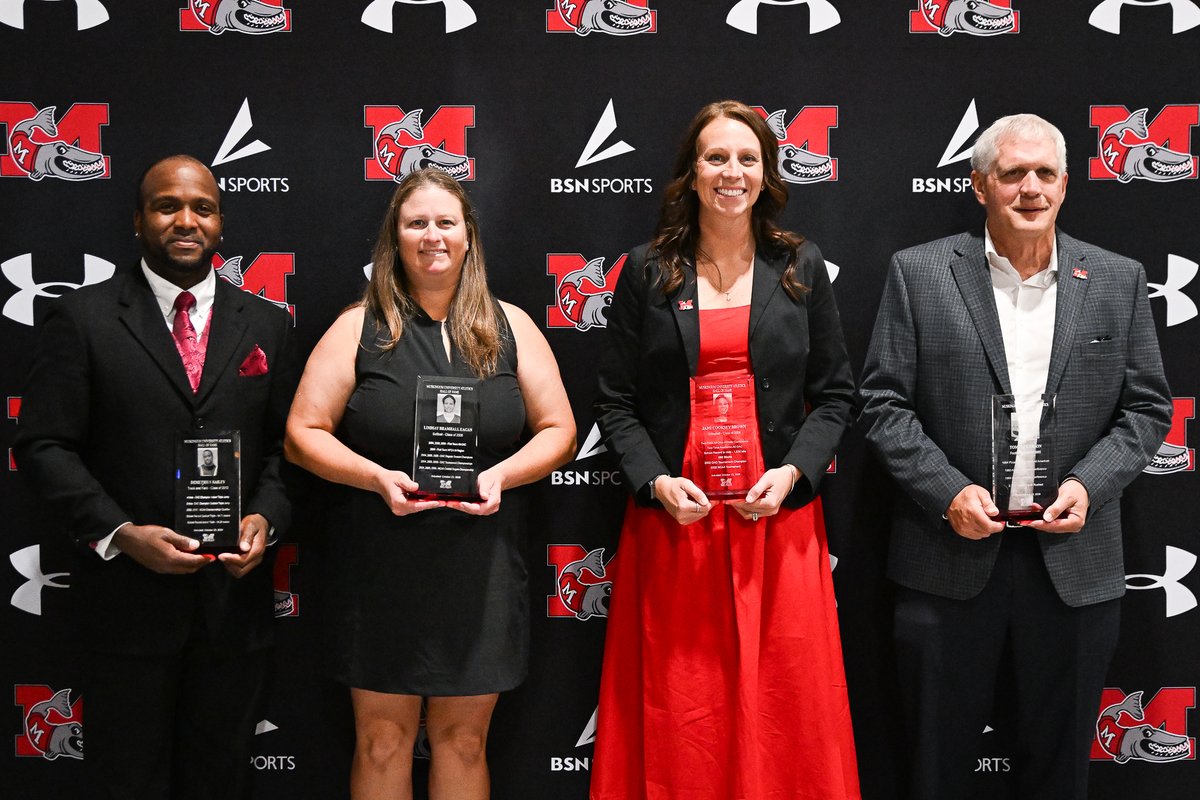 FightingMuskies's tweet photo. From inspiring Hall of Fame speeches to unforgettable moments shared among teammates, family, and friends, the 2026 Night of Impact was a celebration of the people and traditions that make Muskingum Athletics special.

Held Friday evening in the Bullock Health & Wellness Complex and presented by Carol Goff & Associates Real Estate, the event welcomed the newest members of the Muskingum Athletics Hall of Fame:
🏈 Tom Dickerson '85 (Football)
🏐 Jami Cooksey Brown '04 (Volleyball)
🥎 Lindsay Bramhall Eagan '06 (Softball)
👟 Demetrius Bailey '12 (Men's Track & Field)

The evening also featured a special surprise recognition honoring Associate Athletic Director Tom Caudill for 25 years of dedicated service to Muskingum Athletics.

Enjoy a look back at this memorable evening through the photo gallery captured by Muskingum junior Jasper Owens. Thank you to everyone who joined us in celebrating excellence, tradition, and Muskie Pride.
📸 Photo Gallery by Jasper Owens @WHIZscores @MuskingumUniv @AVCSCORES @DresdenBuzz @Orbit907News @SamBlackburnTR @OHAthleticConf