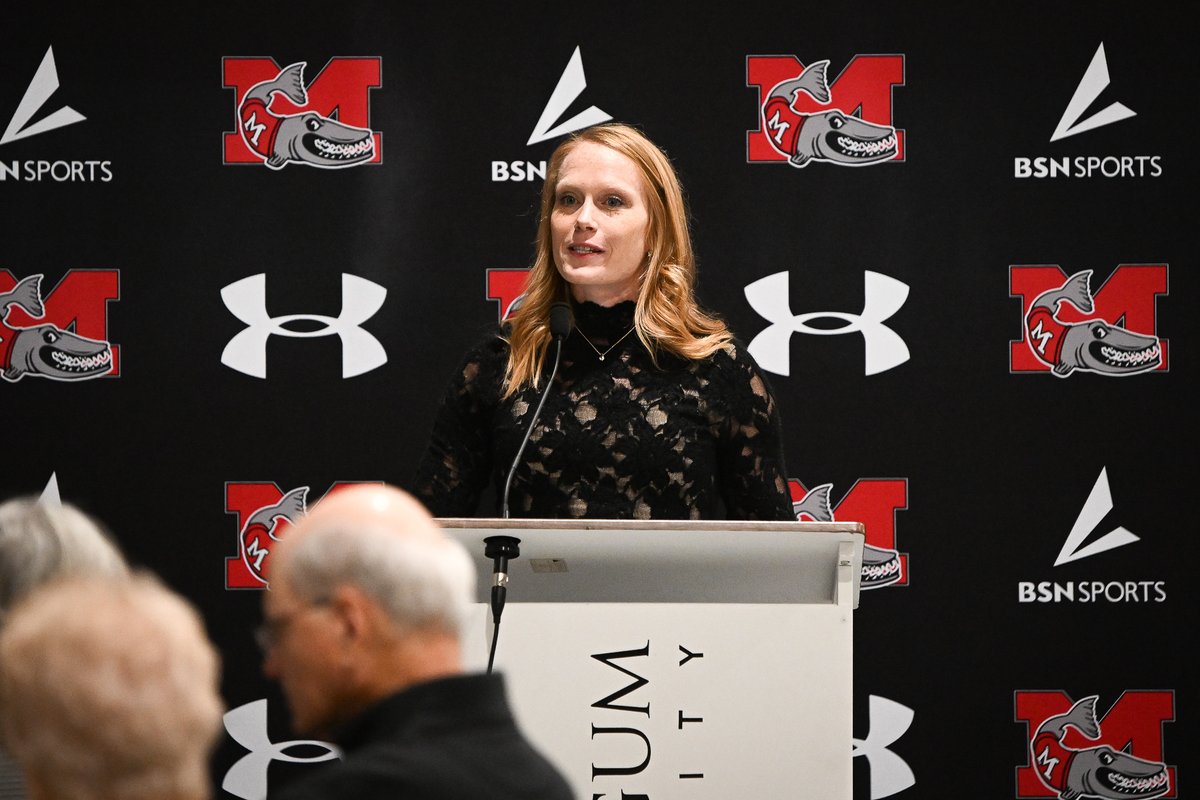 FightingMuskies's tweet photo. From inspiring Hall of Fame speeches to unforgettable moments shared among teammates, family, and friends, the 2026 Night of Impact was a celebration of the people and traditions that make Muskingum Athletics special.

Held Friday evening in the Bullock Health & Wellness Complex and presented by Carol Goff & Associates Real Estate, the event welcomed the newest members of the Muskingum Athletics Hall of Fame:
🏈 Tom Dickerson '85 (Football)
🏐 Jami Cooksey Brown '04 (Volleyball)
🥎 Lindsay Bramhall Eagan '06 (Softball)
👟 Demetrius Bailey '12 (Men's Track & Field)

The evening also featured a special surprise recognition honoring Associate Athletic Director Tom Caudill for 25 years of dedicated service to Muskingum Athletics.

Enjoy a look back at this memorable evening through the photo gallery captured by Muskingum junior Jasper Owens. Thank you to everyone who joined us in celebrating excellence, tradition, and Muskie Pride.
📸 Photo Gallery by Jasper Owens @WHIZscores @MuskingumUniv @AVCSCORES @DresdenBuzz @Orbit907News @SamBlackburnTR @OHAthleticConf