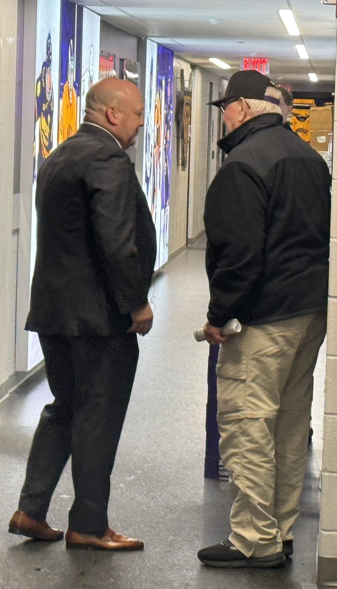 CollegePucksC2C's tweet photo. One of the great benefits of covering @NCAAIceHockey is occasionally running into some of the greats of this sport… Saturday night in Mankato, MN the godfather of @MinnStMHockey Don Brose introduced himself to our own @ITHSWScott  BTW the former coach and legend needs no introduction! Brose spoke with @strand_luke and the Mavericks after a sweep of their rivals the @TommieMHockey @collegehockey @ITHSWPaul @ITHSWPeter @ITHSWTom @ITHSWSteven @ITHockeySWTwo