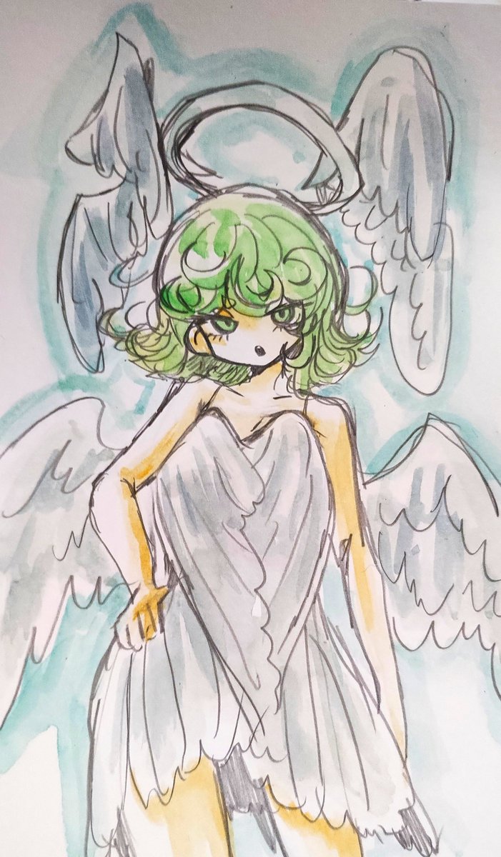 cdc_jeme's tweet photo. 天使仮装お姉ちゃん　羽とか輪っかとかくっつけなくても付けれるよなって思って https://t.co/LkhmbGaAv1