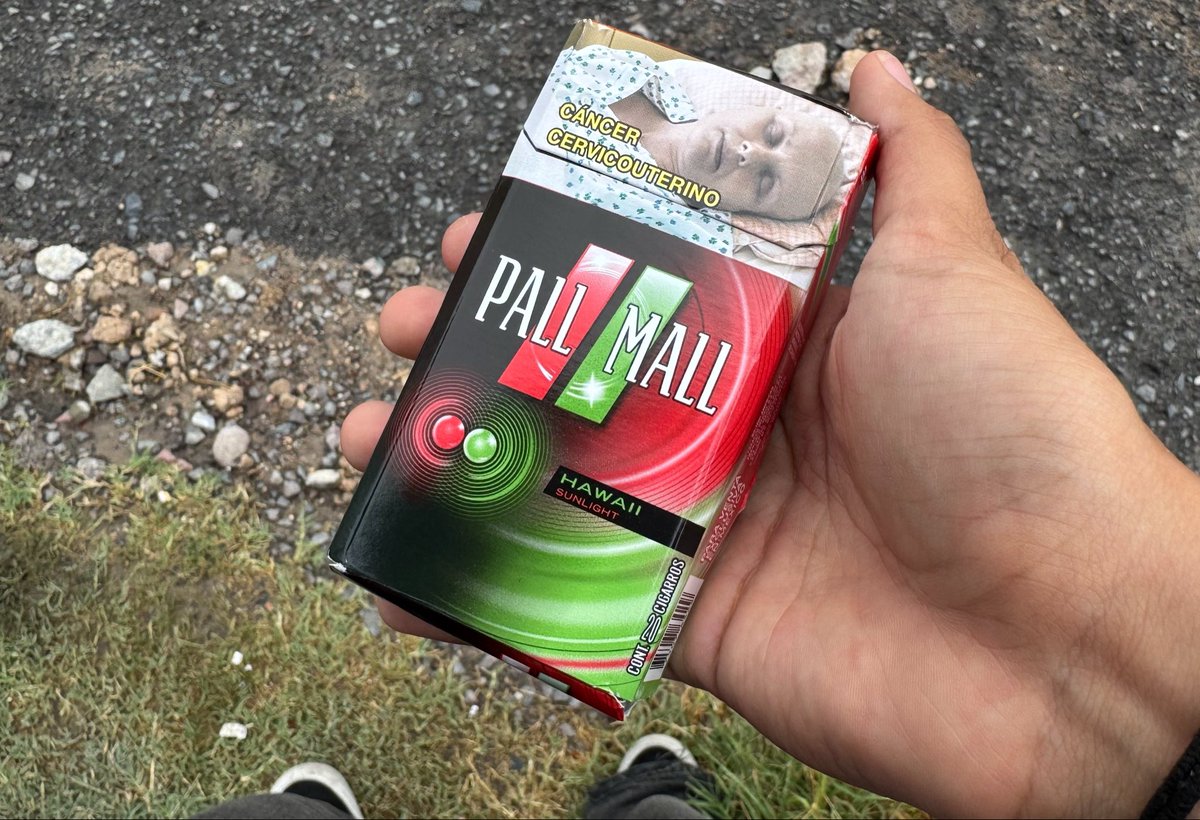 trumanrojo's tweet photo. Pall Mall Hawaii Sunlight

• De los sabores más deliciosos de Pall Mall, me gusta mucho el sabor a cereza en cigarros y este es de los mejores. 

• 9/10 https://t.co/MSTpF1iTBr