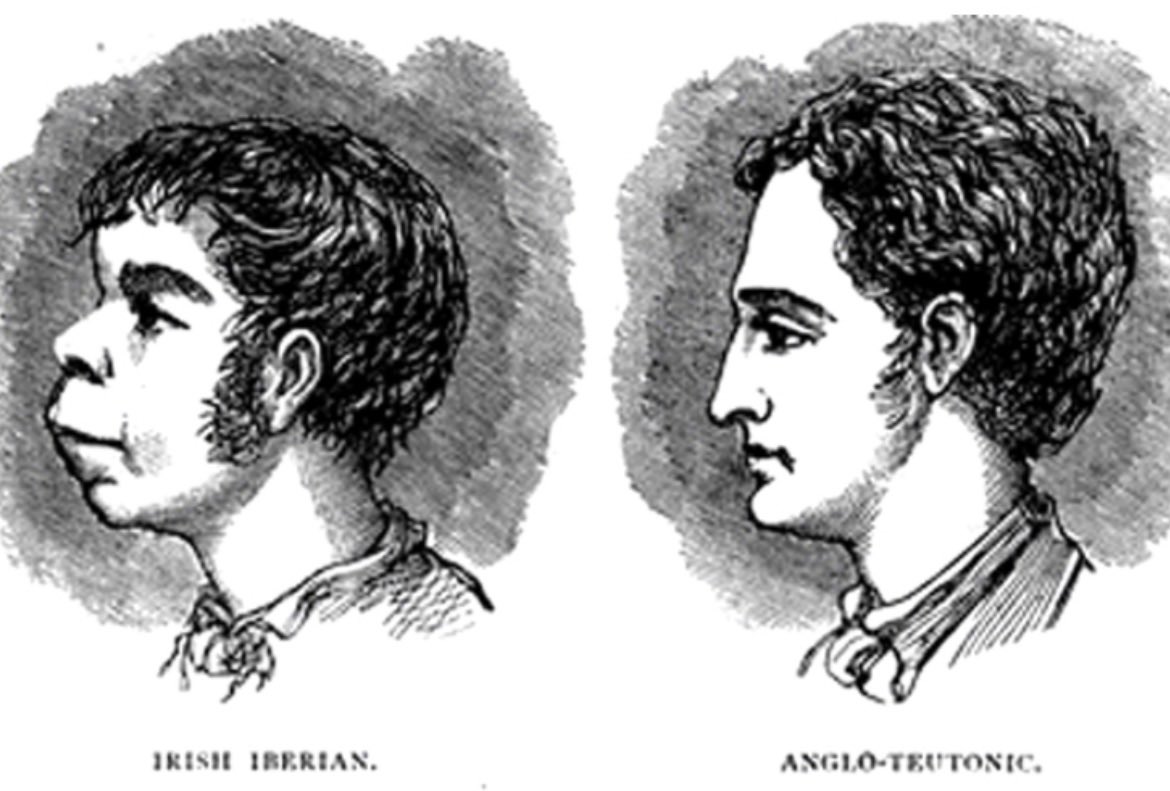 GigaBasedDad's tweet photo. Old English propaganda vs Old Irish propaganda https://t.co/U6HjdYJWx8