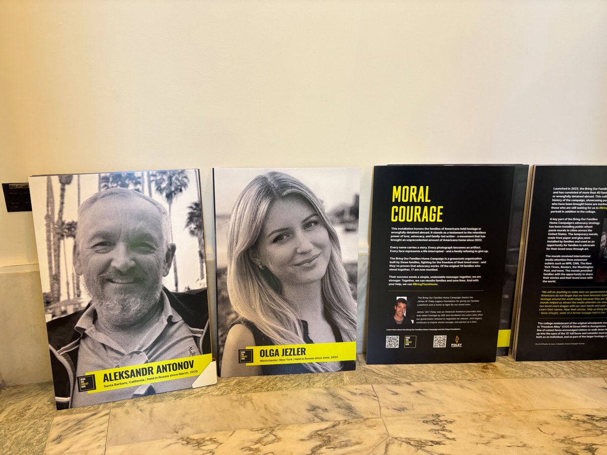 BOFHcampaign's tweet photo. Let's not forget our Americans in Russia.
Olga Jezler. Aleksandr Antonov.
Olga - wrongfully detained by Russia since 2022.
Aleksandr - wrongfully detained by Russia since 2025. https://t.co/RRs5DazEwZ