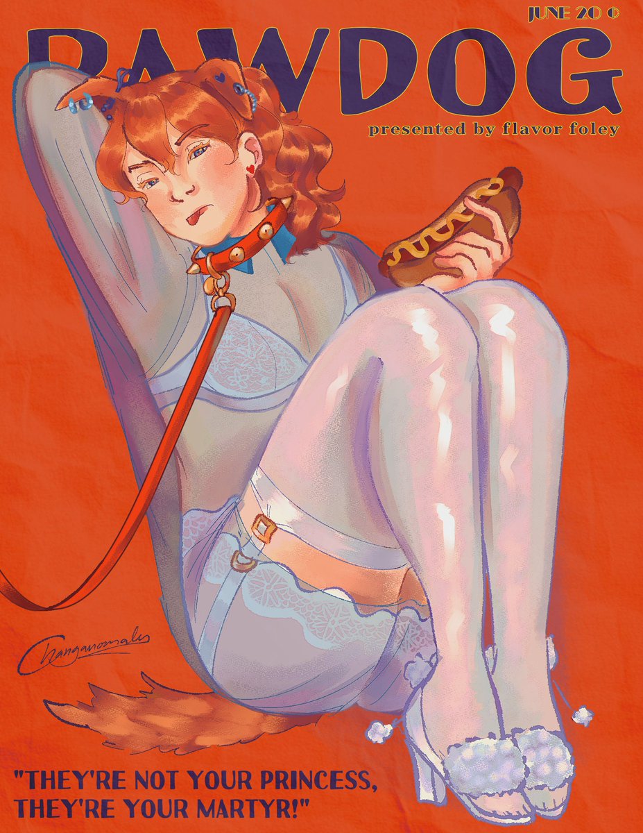 changanomaly's tweet photo. cw partial nudity 

rawdog pin up! 🌭🐾 #flavorfoley_fa #flavorfoley #haydensynthv https://t.co/PCq3fGEe7n