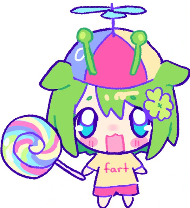 Image from Zenni 🛸🍀 Retro Vtuber (@zennitan)