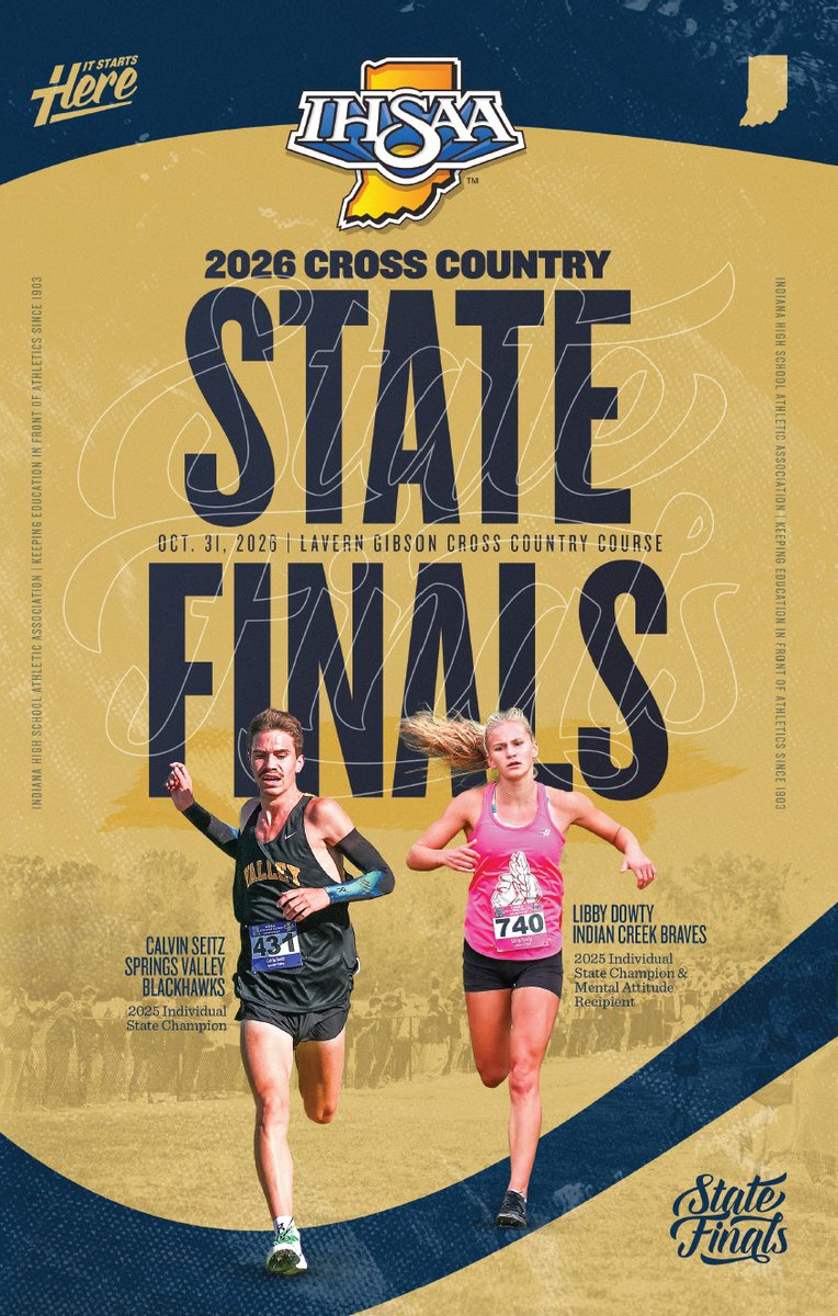 IHSAA1's tweet photo. #IHSAA Cross Country State Finals Lane Assignments!
🏆🎽 @INTrackCCAssoc @brianclewis 

Girls: https://t.co/lwkjnAP1XN 
Boys: https://t.co/4uplB8TAm4 https://t.co/F647BFrK0I