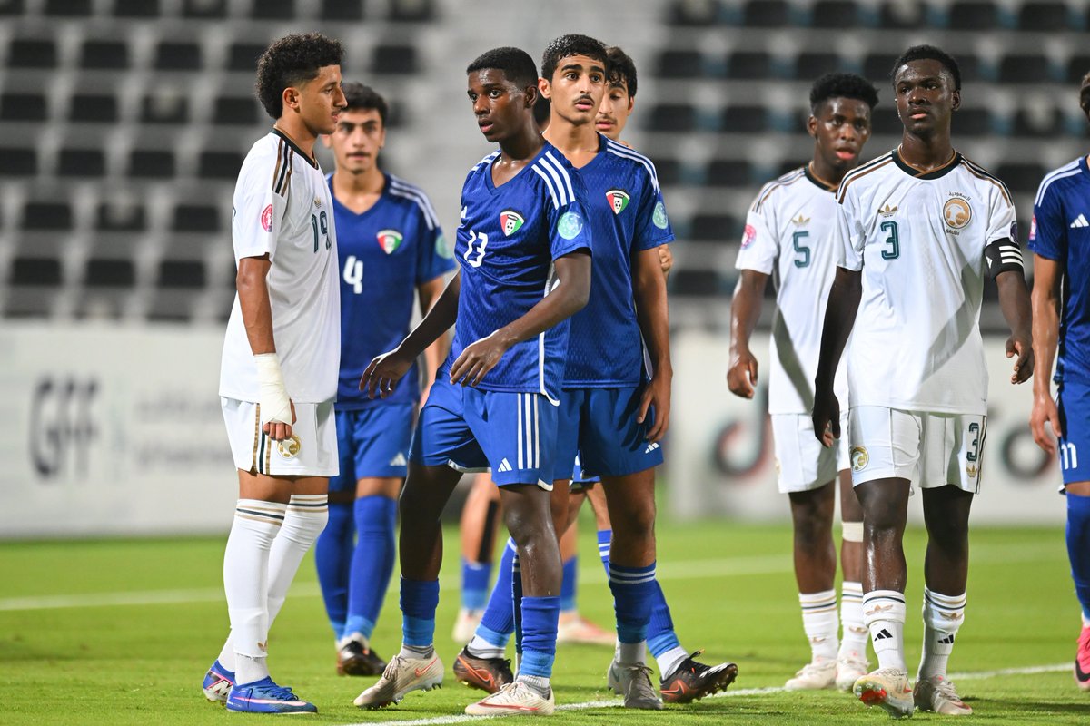 KuwaitFA_NT's tweet photo. صور|| نهاية الشوط الأول

منتخب الكويت 🇰🇼 0

منتخب السعودية 🇸🇦 1

#الأزرق_يجمعنا #منتخب_الكويت #كأس_الخليج #KuwaitFA #U17 https://t.co/1beVwp8O4s