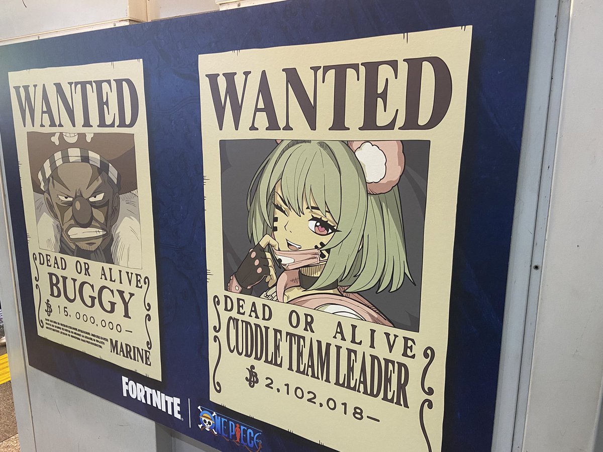 Loolo_WRLD's tweet photo. MORE ONE PIECE X FORTNITE BILLBOARDS REVEALED

BUGGY SHOULD ALSO BE COMING

(thanks to @Nymn_vt for the images!) https://t.co/IS0UStspGC