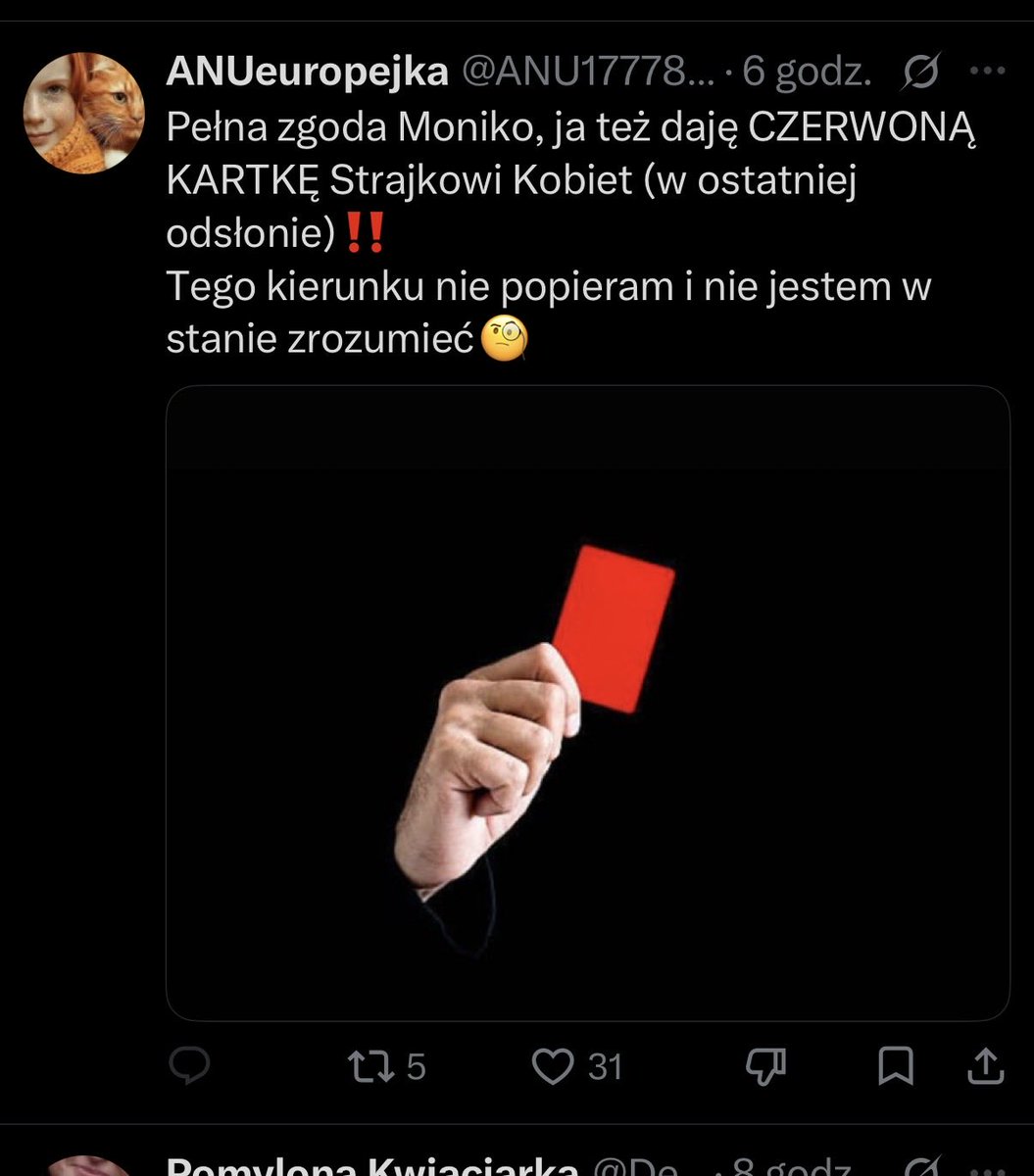 czardam's tweet photo. „Strajk Kobiet poszedł w stronę kierunku, którego nie akceptuje” - piszą platformeskie konta.

A ten kierunek to krytyka Tuska 😀

Pamiętaj, #NigdyNieBedzieszSzlaSama dopóki nie krytykujesz Tuska. Bo jak zaczniesz, to „jazda z pałkami, rozgonic te baby” https://t.co/z4mLoRl7yU
