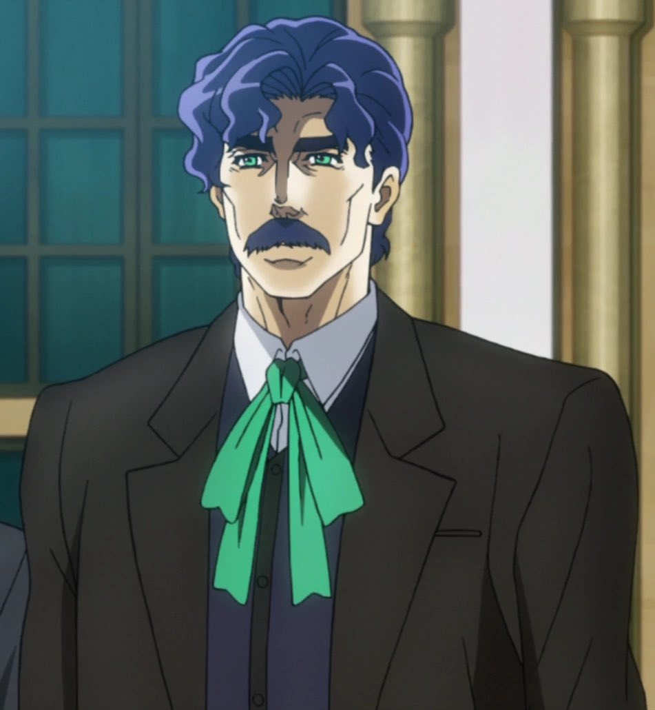 JoestarPosting's tweet photo. Todays Joestar of the day is:

George Joestar 

George is the father of Jonathan and Dio, and the driving force of JJBA Part 1: Phantom Blood

He cannot use Hamon and has no stand.

His is the first victim of Dio shown on screen. https://t.co/pCHohmkNrF