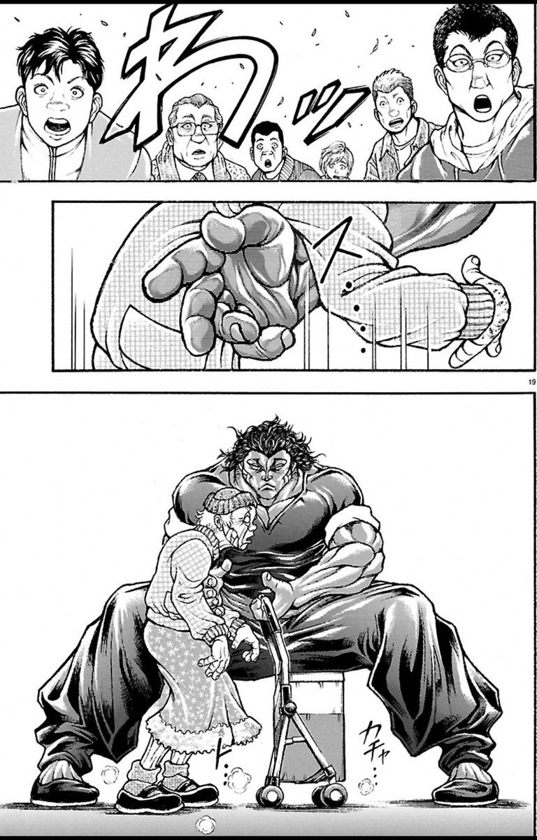 Hanmarty's tweet photo. 今の丸くなった勇次郎なら刃牙の母ちゃん殺さないだろうなぁ https://t.co/cZegSrRLQt