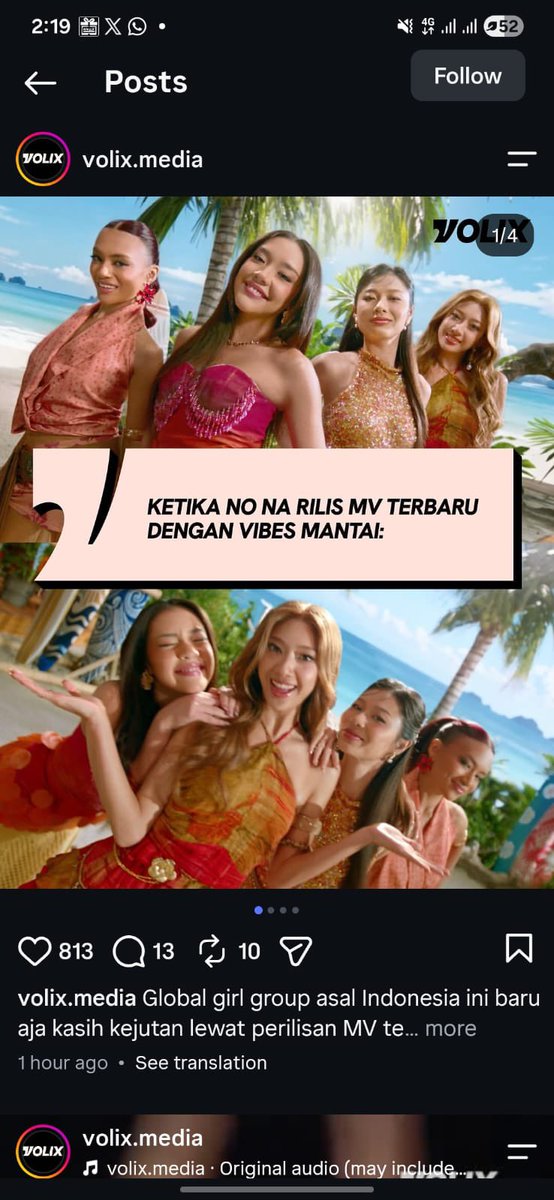 ateandemure's tweet photo. visual MV no na x Shopee ini bikin pengen liburan ke pantai gak sih 😭 warna outfitnya cerah, vibes tropisnya dapet banget, ditambah lagunya yang asik buat diputer berulang kali #nonaxShopee https://t.co/0hv2uaIXgY