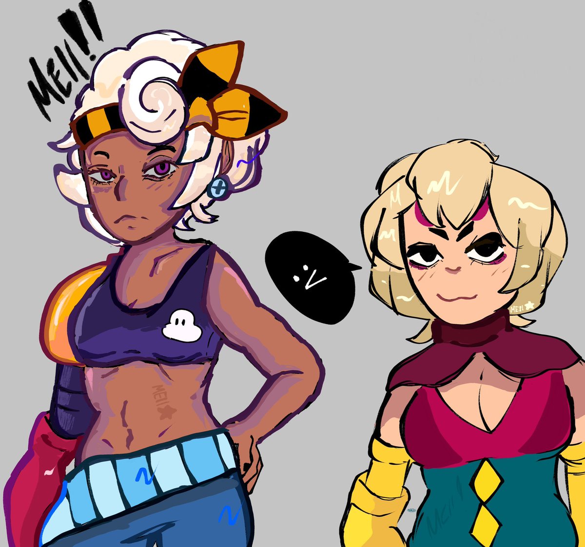 NomorewhatIfs__'s tweet photo. Hey
#BrawlStars #brawlstarsfanart #maisie #charlie #IbisPaintX #fanart #art #ilustration https://t.co/ac6i0xopNp