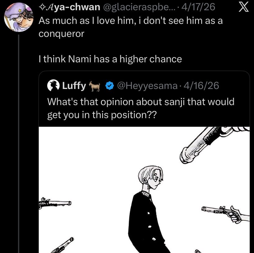 MuSlamsJoyboy's tweet photo. #ONEPIECE1197 nahh the chapter isnt even out yet and sanjis greatness already has people trying to bandwagon 🔥 https://t.co/1kkRidXiDH