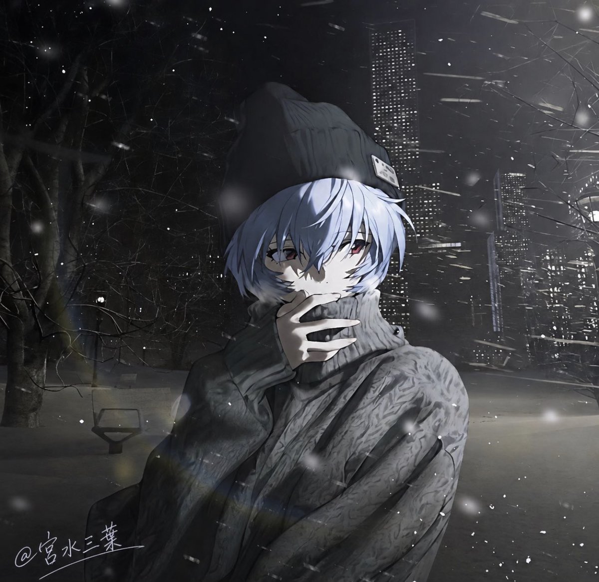 SianQian's tweet photo. I like snow, I like you, forever
#EVA #ReiAyanami https://t.co/E55EGbuFwB