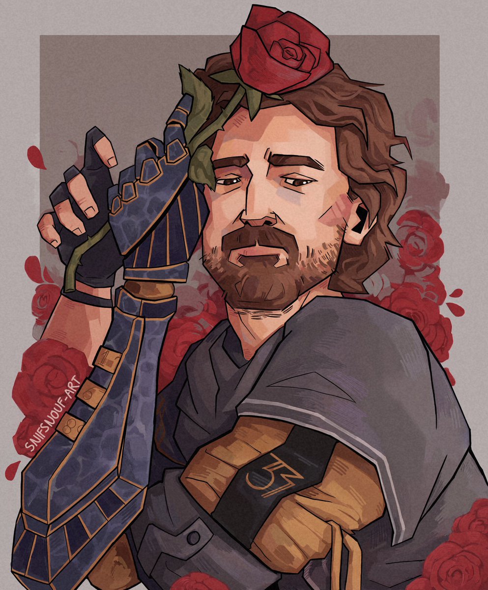 Snifsnouf_art's tweet photo. He holds the rose the way he once held Sophie’s hand. Carefully, knowing it won’t last.

#ClairObscurExpedition33 #Expedition33 #Gustave https://t.co/ZksQMaeBI9