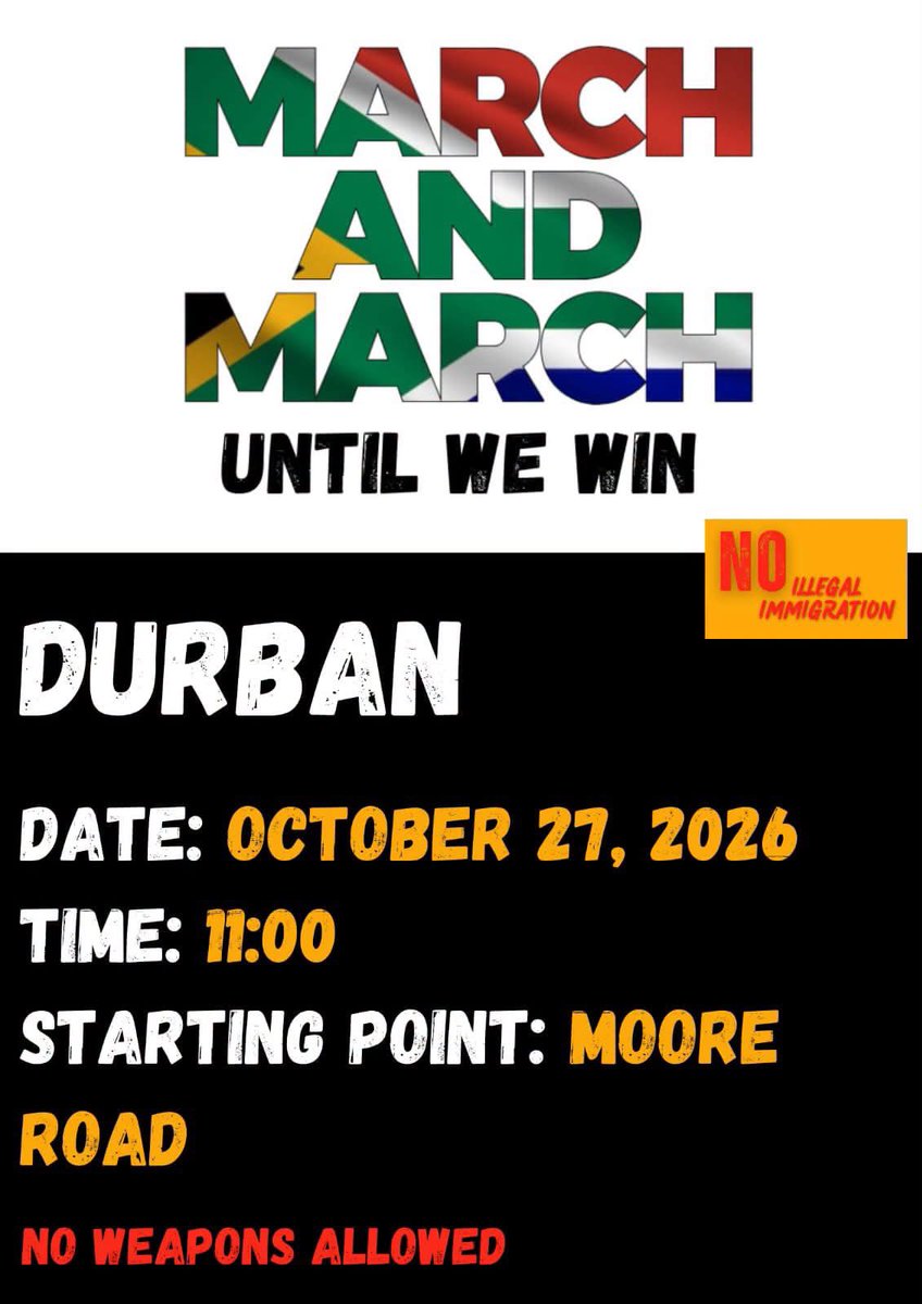 ZANewsFlash's tweet photo. UPDATE: The March and March Movement has announced that it will tomorrow march to the Berea Police Station in Durban to demand answers on why the police are not acting against foreign scooter operators who are allegedly assaulting local drivers - KZN Tonight Podcast https://t.co/NXiXwSN0YF