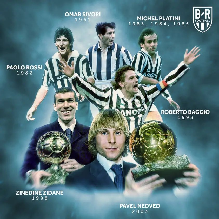 theFJEN's tweet photo. Juventus have won 8 Ballon d'Or awards in their history. 🏆✨

Only Real Madrid (12) and FC Barcelona (12) have won more. https://t.co/bsFGeK4D0v