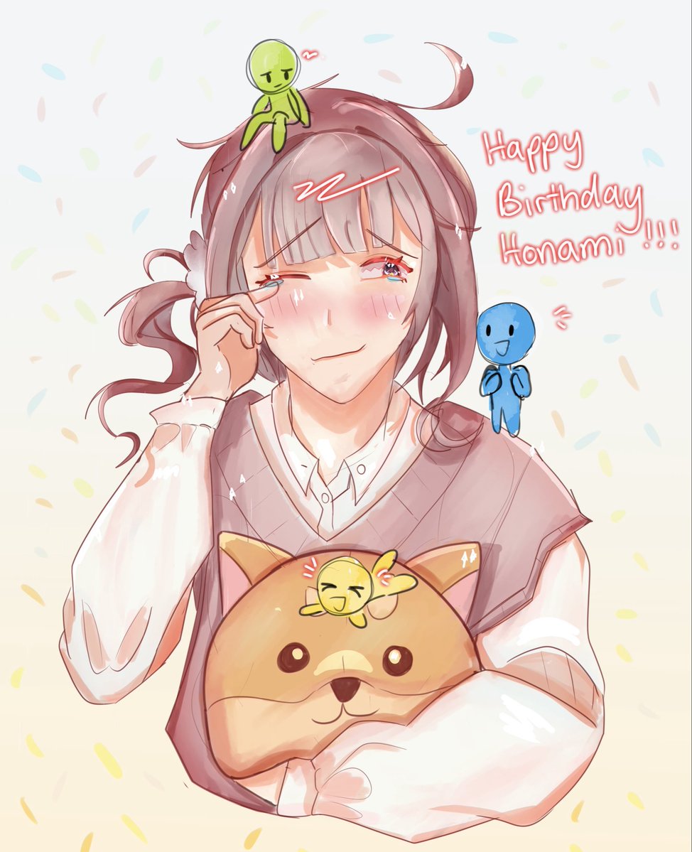 shihoful's tweet photo. “thanks for bringing us together back then, honami” 
happy birthday, 🥁!
#望月穂波誕生祭2026 #prsk_FA https://t.co/AOJjVMYeeP