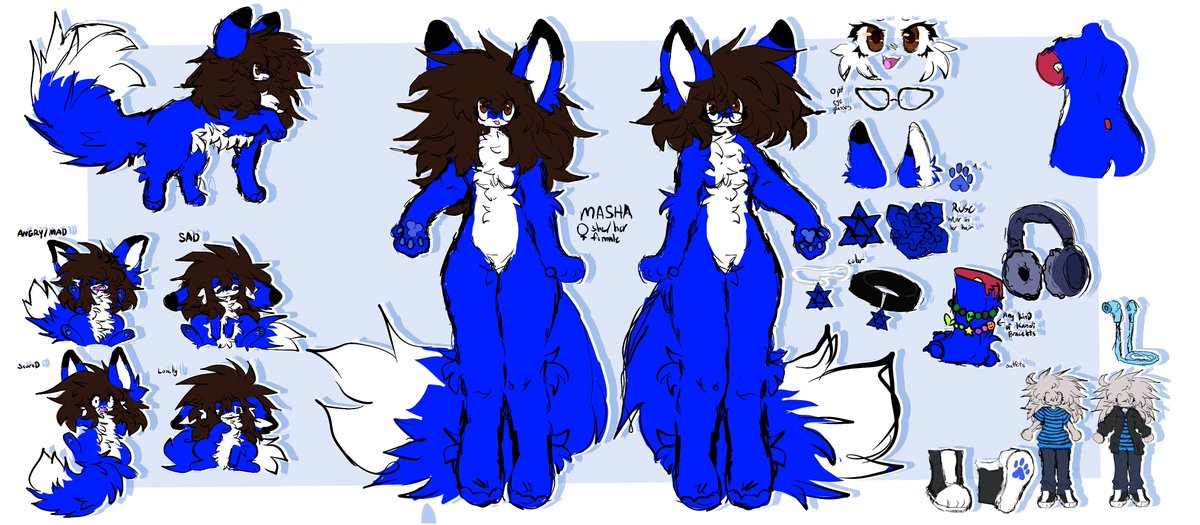 xXSixtailXx's tweet photo. Masha's new reference sheets π¦πΉππ©΅
Art by @Axxiekuibye
#mainpersona #mainfursona #mainsona #persona #fursona #sona #selfinsert #truesona #kitsunemimi #kitsune #kemonomimi #kemono #furry #furryfandom #furrycommunity #furrycore #referencesheet #refsheet #notmyart #artnotmine https://t.co/GAIh0h2NtT
