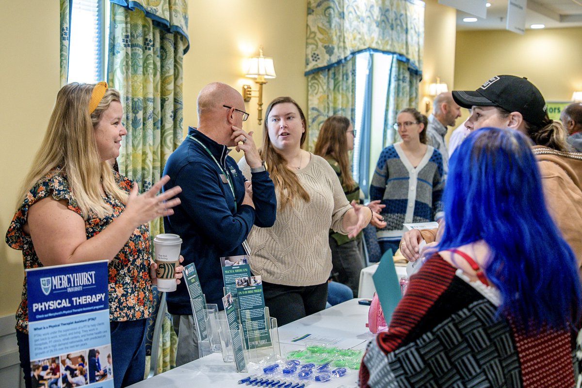 MercyhurstU's tweet photo. We had a blast at Saturday's Open House. If you missed this one, don't worry: Registration for November's is open! Sign up here: https://t.co/QCE9MKBgkZ https://t.co/j70aeyuINN