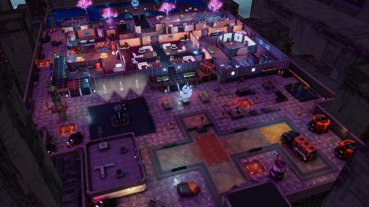 CyberKnightsRPG's tweet photo. Another new map + final day of our 5-day flash sale!

This map's part of the Skyrise mission environments. Skyrises are the cloistered, isolated enclaves of rich &amp; powerful megacorp citizens.

They think they're untouchable at the top of the dome. Can your squad prove them wrong? https://t.co/Ahjaa5MWfS