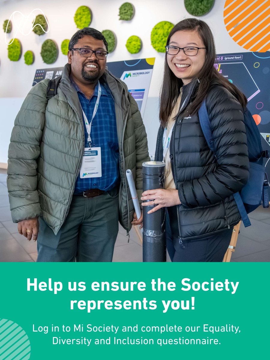 MicrobioSoc's tweet photo. Have you completed our Equality, Diversity and Inclusion questionnaire on Mi Society? Your responses will be instrumental in supporting us to make the Society more inclusive. Log into Mi Society today to complete the questionnaire: https://t.co/bFsB92E7TU https://t.co/4waEMfl5mc