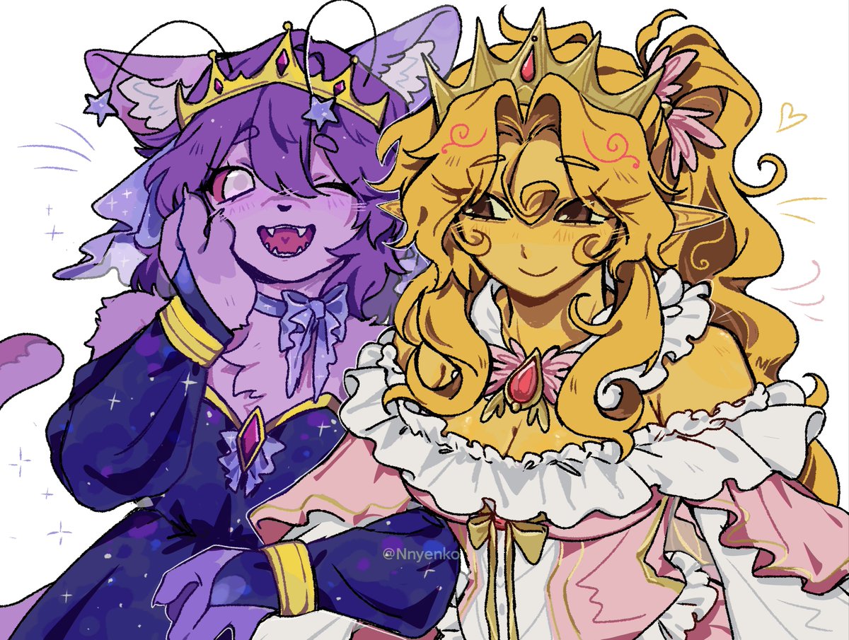 Nnyenko's tweet photo. 🌌💎🔮·🌸☀️🍥
#loppezzfanart 
#princezamfanart 
#prettykittyduo https://t.co/MI1lFJZRsa
