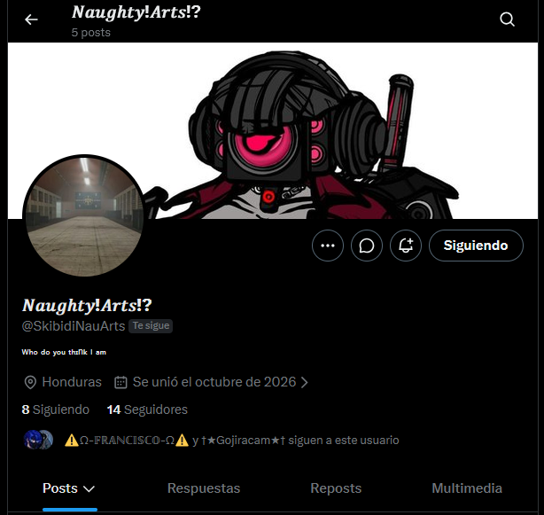 CuukMaster's tweet photo. https://t.co/8Vh0KPvH68

naughty arts is back go send him some love https://t.co/V8h2PKX7JT