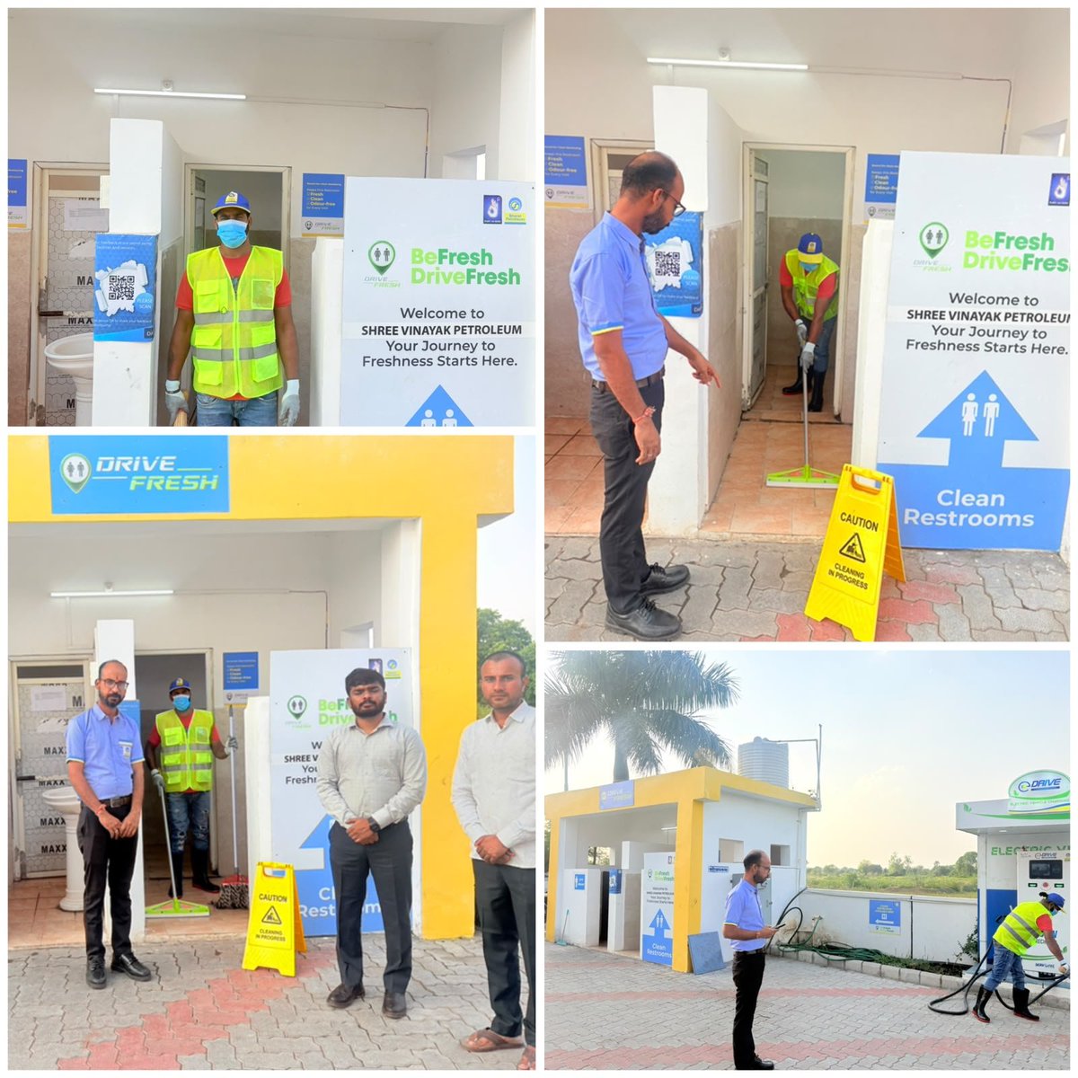 BPCLRetail_Kota's tweet photo. A cleaner stop. A more comfortable journey. Through our DriveFresh programme. Your feedback matters. Scan the DARPAN QR code and share your experience.  DriveFresh at SHREE VINAYAK PETROLEUM, District  JHALAWAR (Rajasthan) @BPCLRetail1 @BPC_Limited https://t.co/hdbFvL6m8a