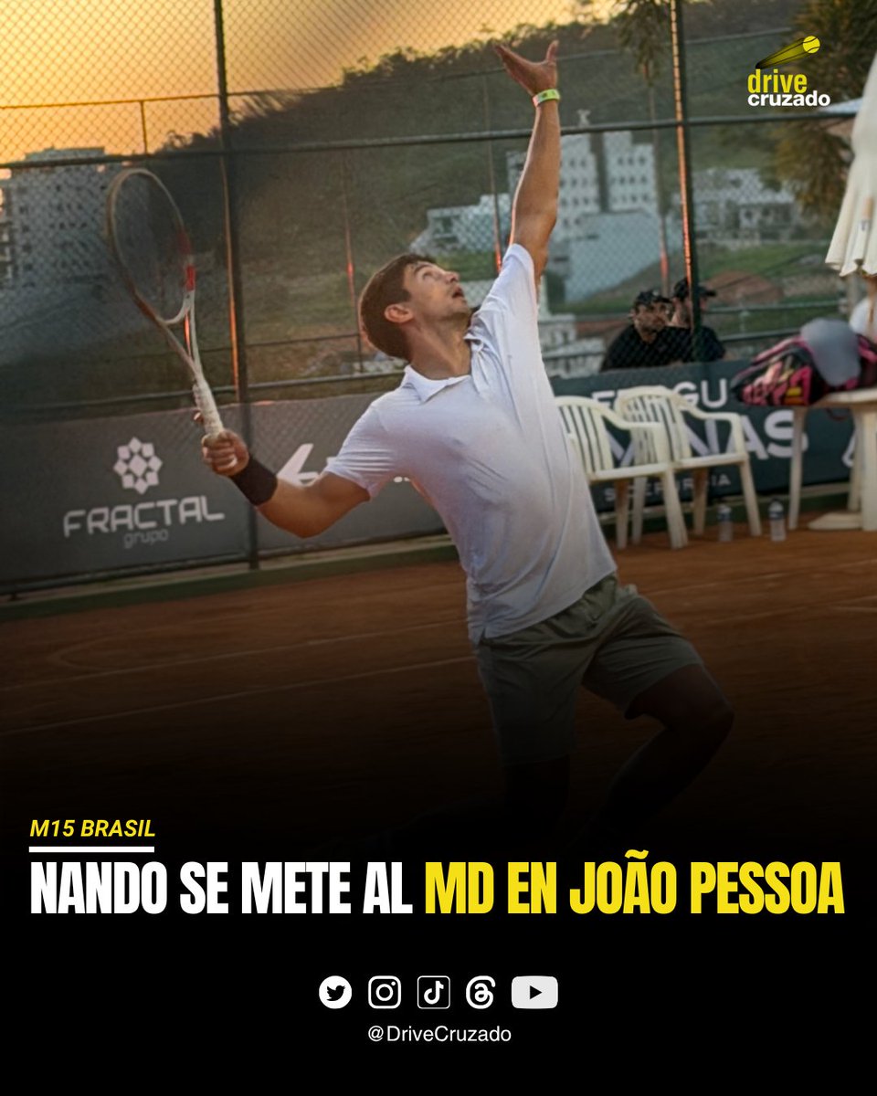 DriveCruzado's tweet photo. World Tennis Tour | M15 João Pessoa 🇧🇷

Hernando Escurra Isnardi 🇵🇾 continúa con su buena racha y por segundo torneo consecutivo supera la clasificación y avanza a la llave principal.

Esta vez derrotó en 1R a Valentino Conte 🇦🇷 por 6-3,6-3, y hoy a Victor Bini 🇧🇷 por 6-3,6-7,11-9.