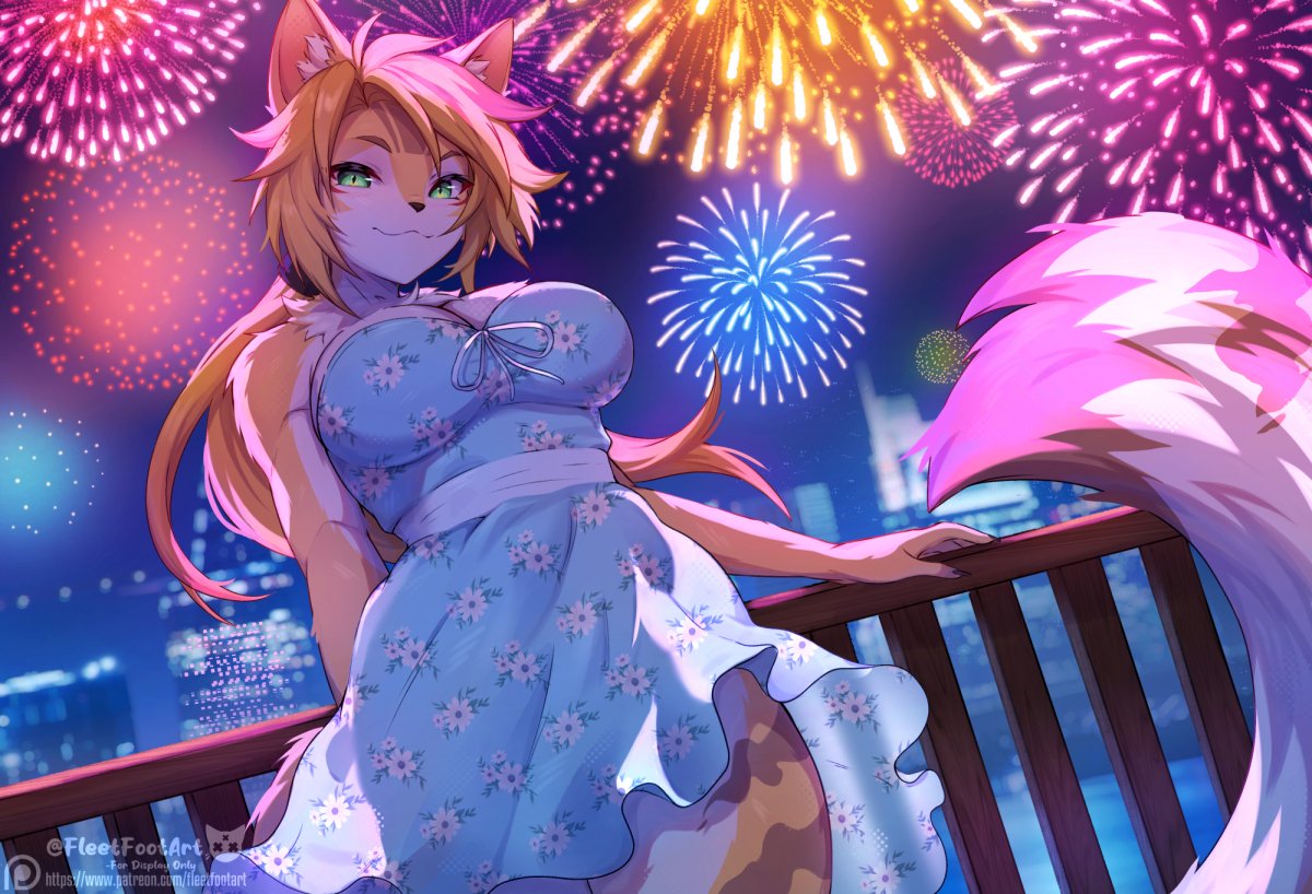 FleetFootArt's tweet photo. August '25 Illustration: Pulchra 🎆
Ptreon Blacklog Art 💜
------ 
#ZenlessZoneZeroFanart #Pulchra https://t.co/GewgaQlufN