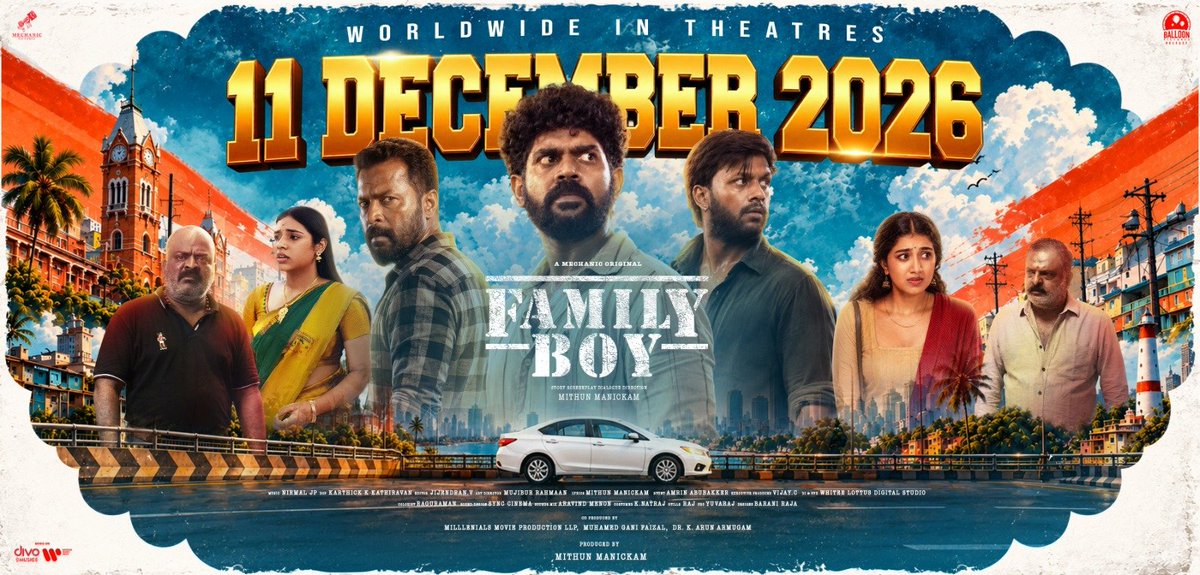 Sugumar_Tweetz's tweet photo. #FamilyBoy Teaser is Out Now 📽️

▶️https://t.co/5EBLJJWq3Z

Dec 11 Release ✅ https://t.co/twyVCxKm0d